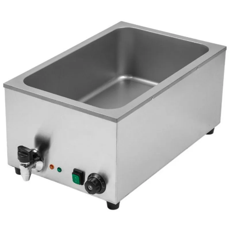 Bain-Marie Professionnel GN 1/1 avec Vidange - Reconditionné