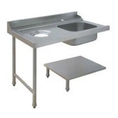 Table de Prélavage pour Lave-Vaisselle À Capot