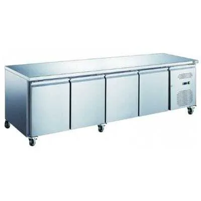 Table Réfrigérée Positive 4 Portes - Profondeur 600