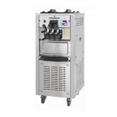 Machine à Glaces Soft et Frozen Yogurt Verticale sur Roulettes