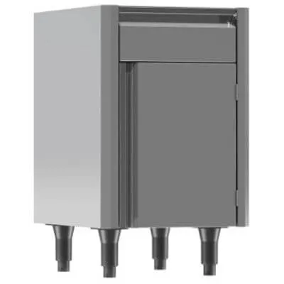Meuble Bas Sans dessus - 1 Porte Battante Droite et un Tiroir - L 500 mm