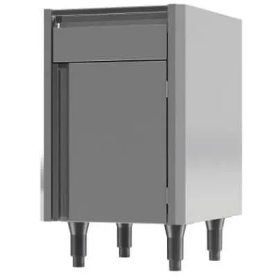 Meuble Bas Sans Dessus - 1 Porte Battante Gauche et un Tiroir - L 500 mm