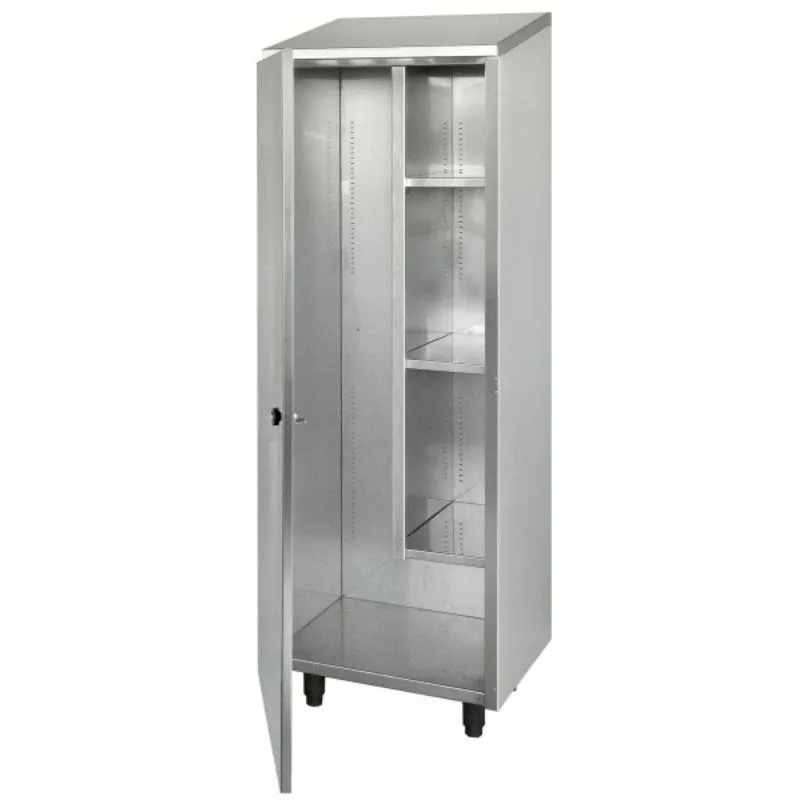 Armoire Inox Haute 1 Porte Battante II - Largeur 475 mm