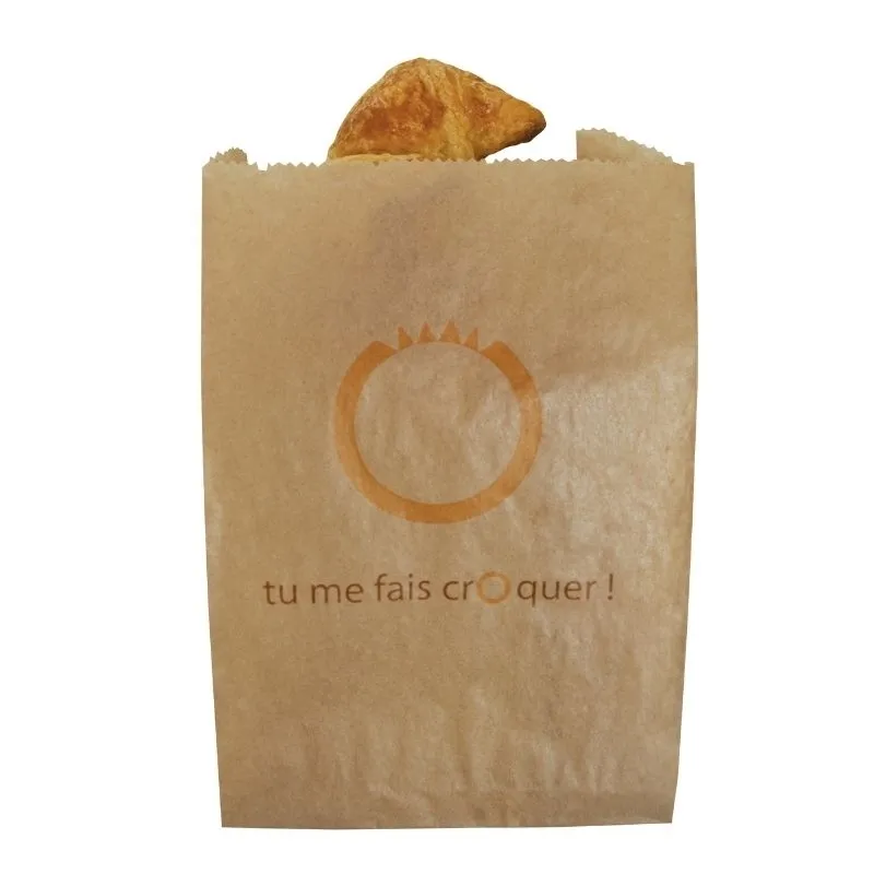 Sac Dessert "Tu Me Fais Croquer" - Ecoresponsable - Lot de 1000