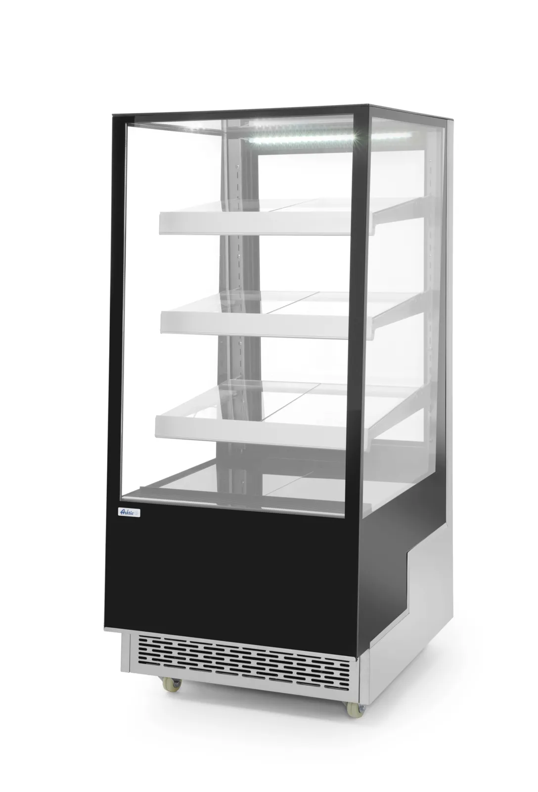 Vitrine Réfrigérée avec 3 Étagères Inclinées - 500 L