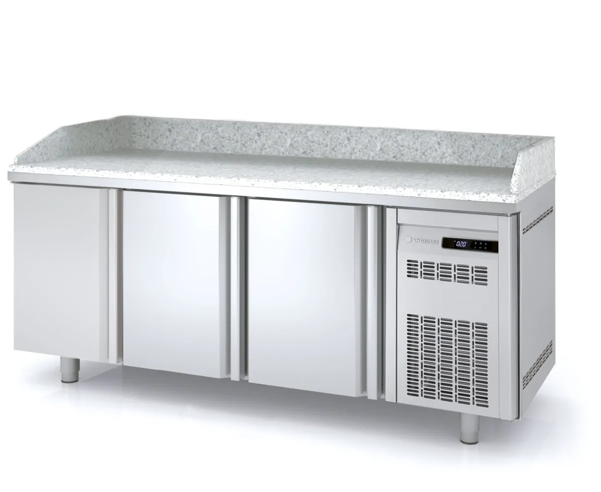 Meuble à Pizza Réfrigéré Positif - 3 portes - 399 L