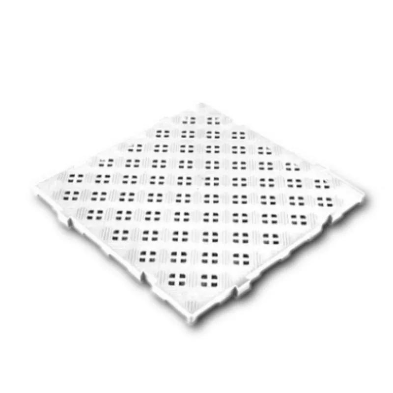 Caillebotis 50 x 50 cm - Clipsable - Blanc