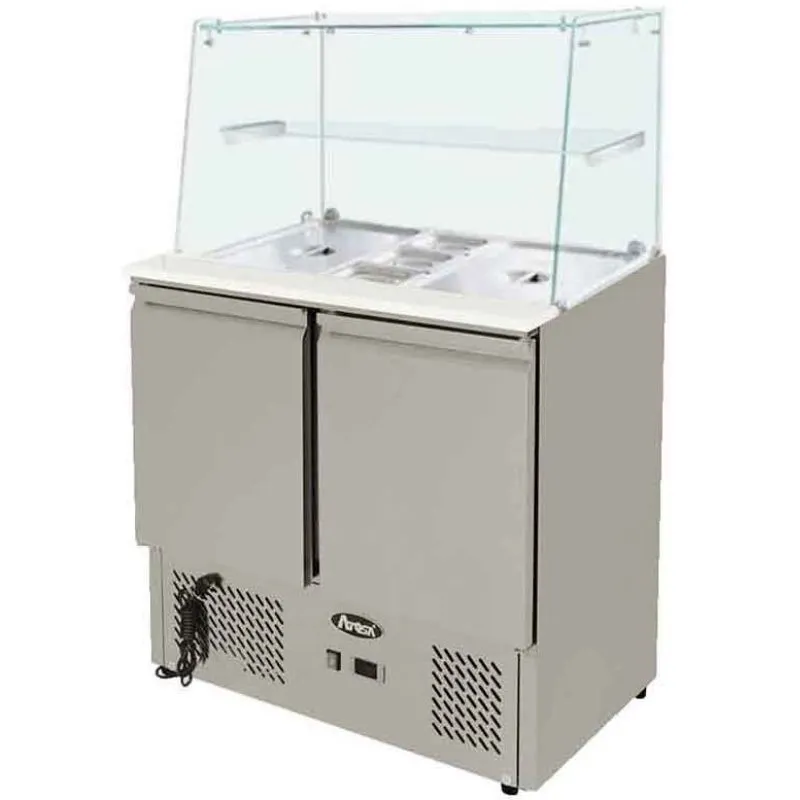 Saladette Réfrigérée Positive - 300 L - 2 GN 1/1 et 3 GN 1/6