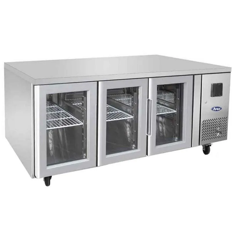 Table Réfrigérée Positive Vitrée - GN 1/1 - 420 L