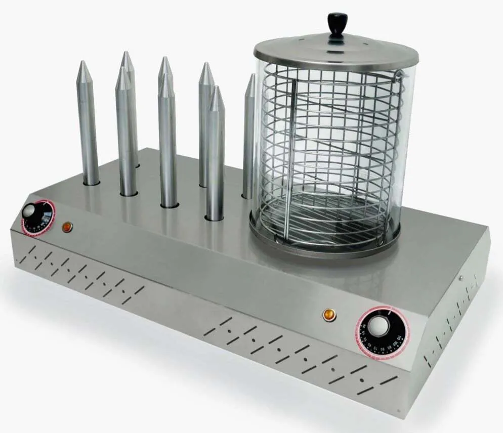 Machine à Hot Dog 8 Plots Chauffants 