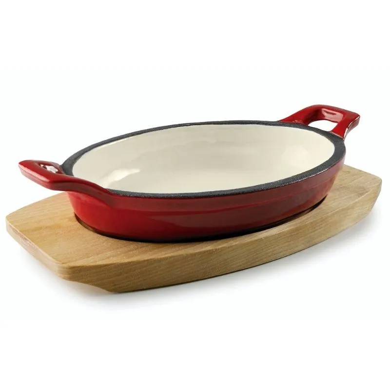 Faitout Ovale Magma Rouge - 700 Ml