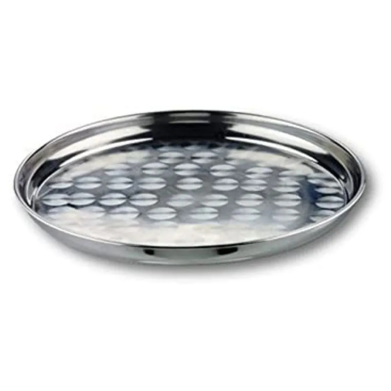 Plateau Limonadier en Inox - Ø 45 cm