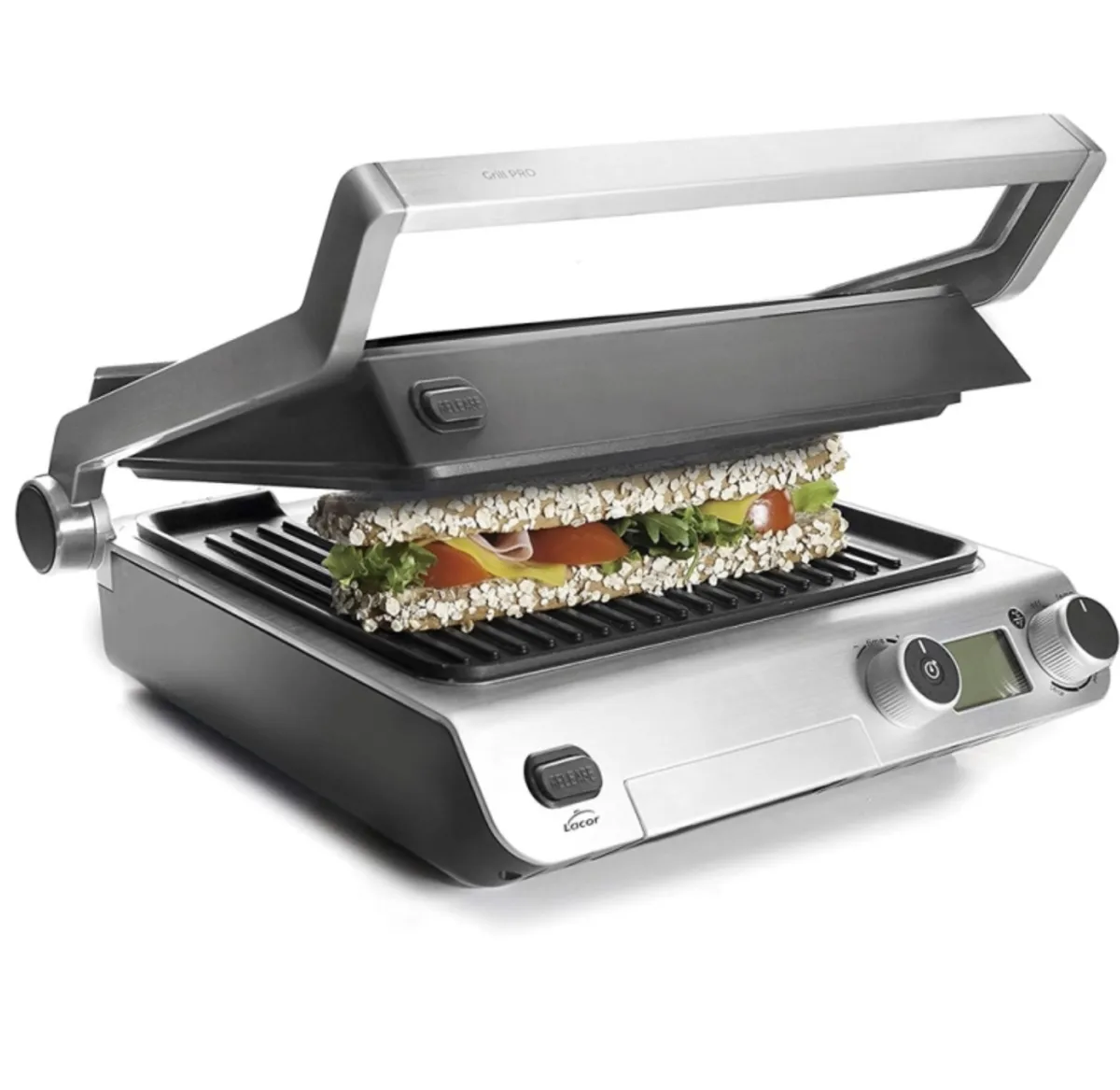 Grill à Plaques Rainurées ou Lisses - 270 mm x 220 mm