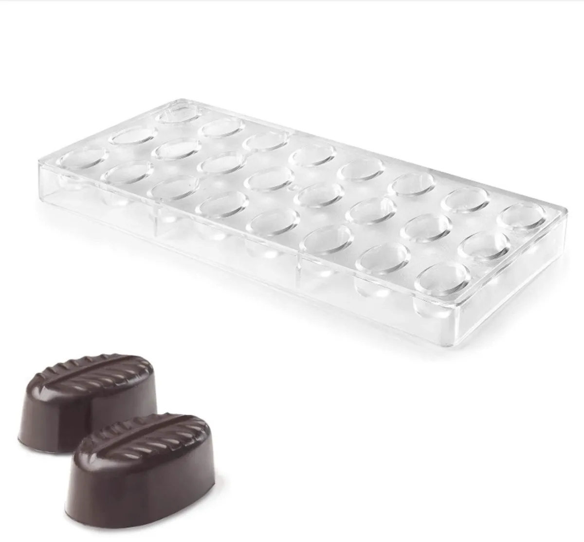 Moule à Chocolats Feuille - 32 x 19 mm