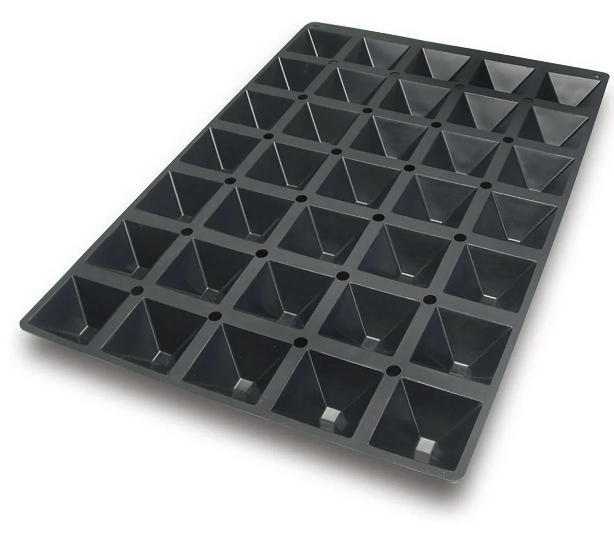 Moule à Gâteaux en Silicone Forme Pyramidale - 35 Pièces