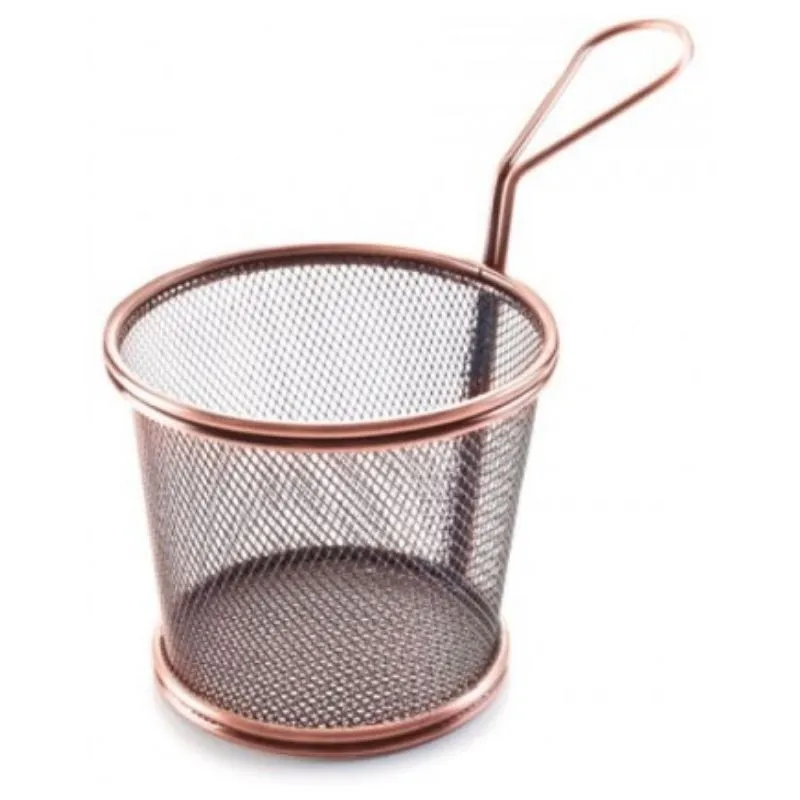 Panier Conique En Inox Bronze - Ø 12 Cm