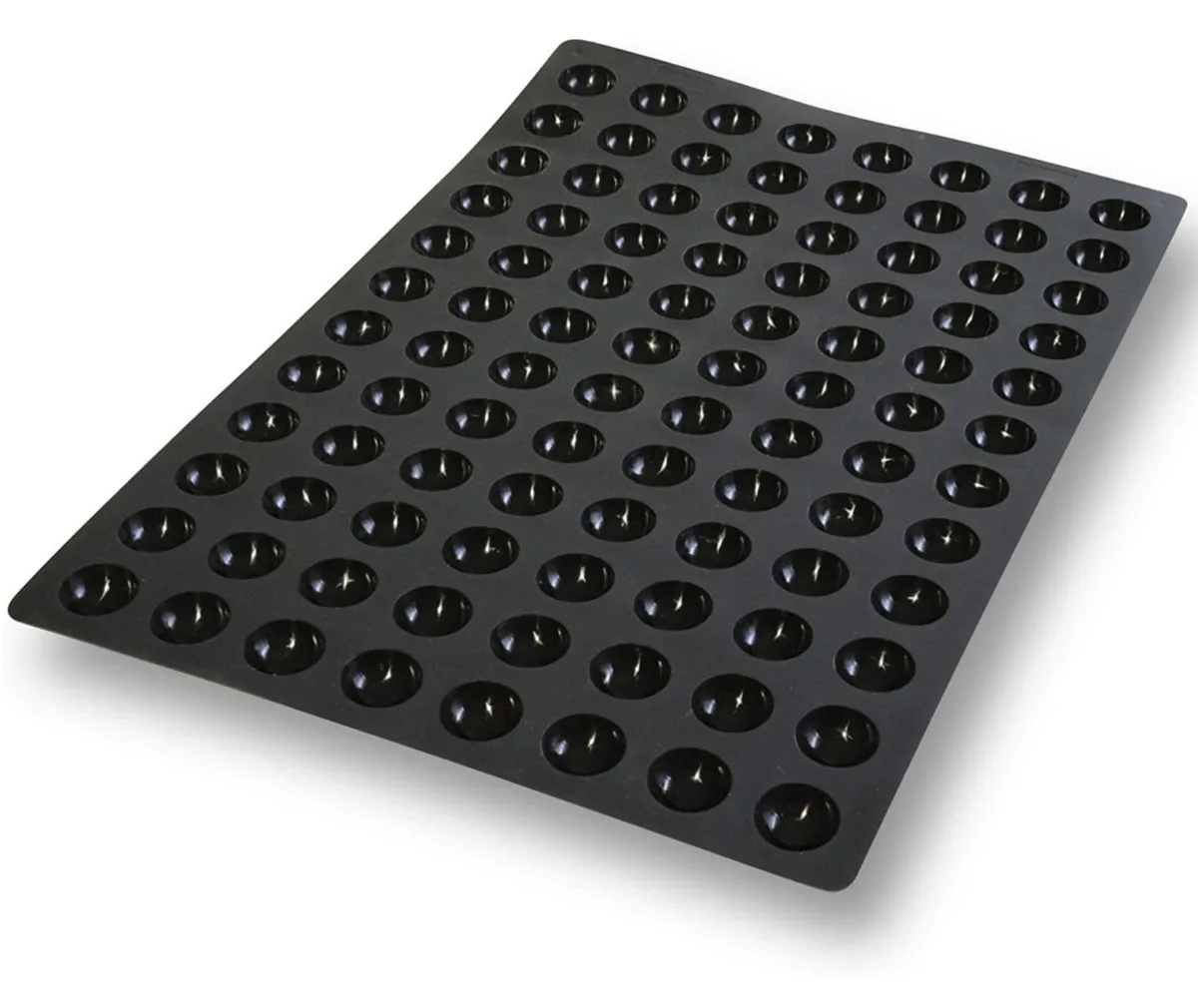 Moule à Gateaux en Silicone Forme Mini Demi-Sphère - 96 Pièces