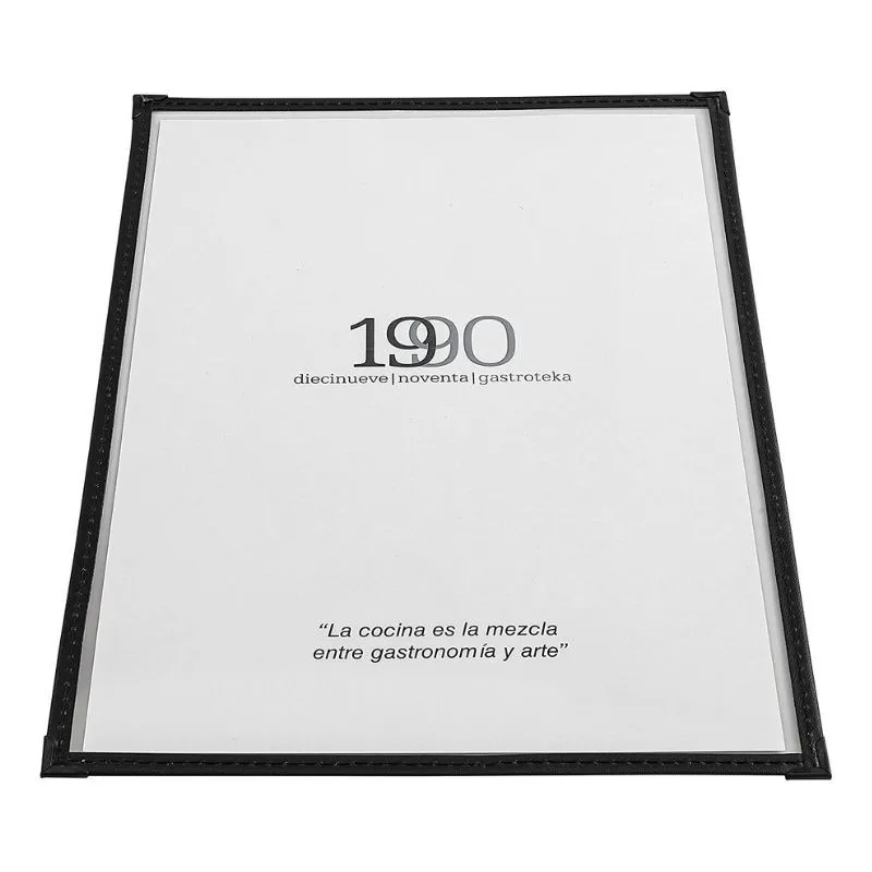 Porte-Menu Simple En Pvc - A4