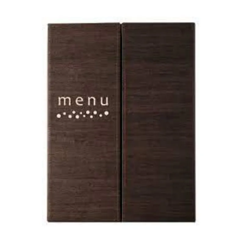 Porte-Menu Leo En Simili-Cuir - A4