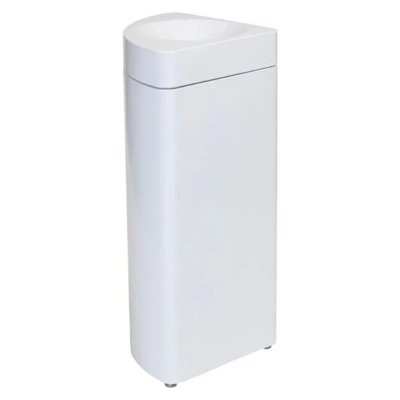 Collecteur Quart de Cercle Modulaire Blanc Anti-Feu - 36 L