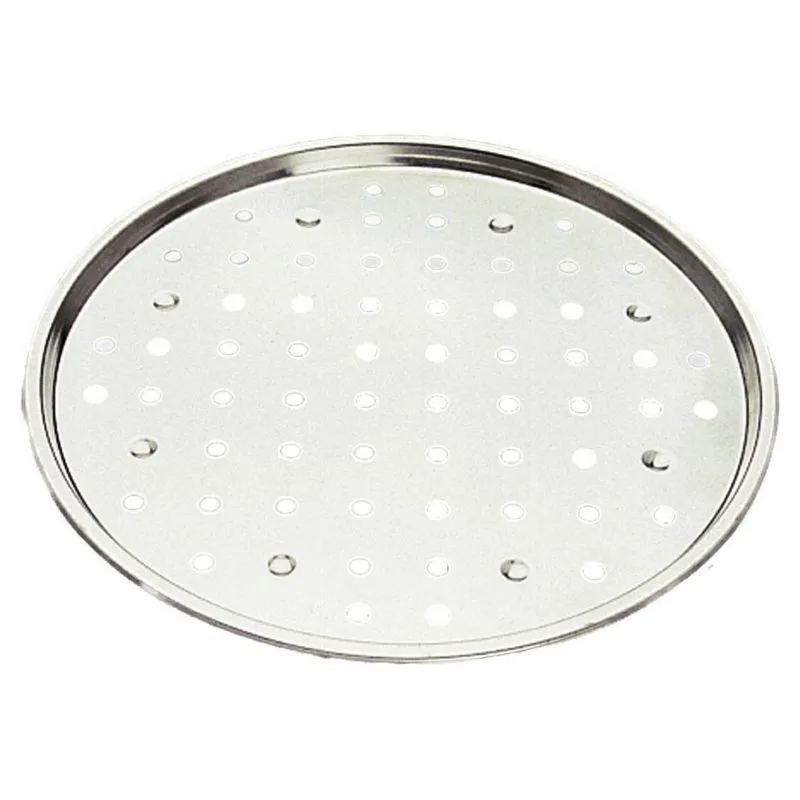 Plaque à Pizza Perforée en Fer Blanc - Ø 340 mm