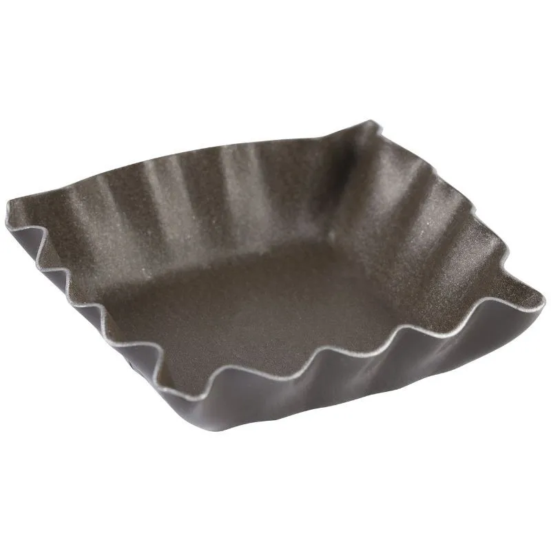 Moule à Petits Fours Carré Cannelé - 35 x 35 mm