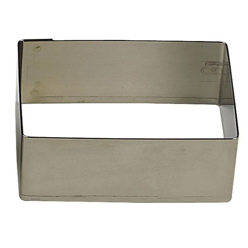 Nonnette Rectangle en Inox - 90 x 35 mm