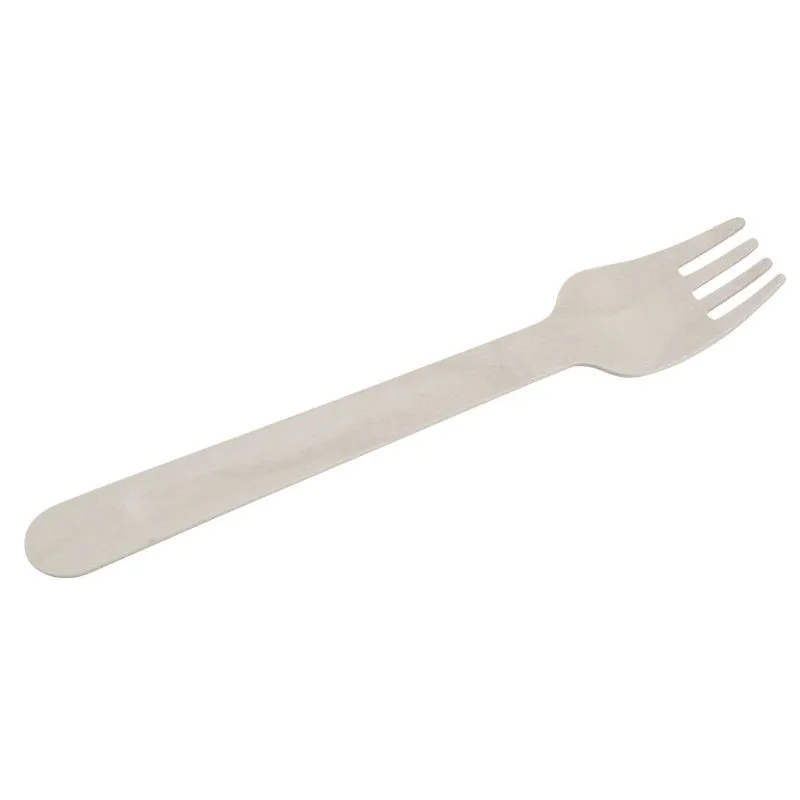 Fourchette en Bois de Bouleau - 160 mm - Lot de 100
