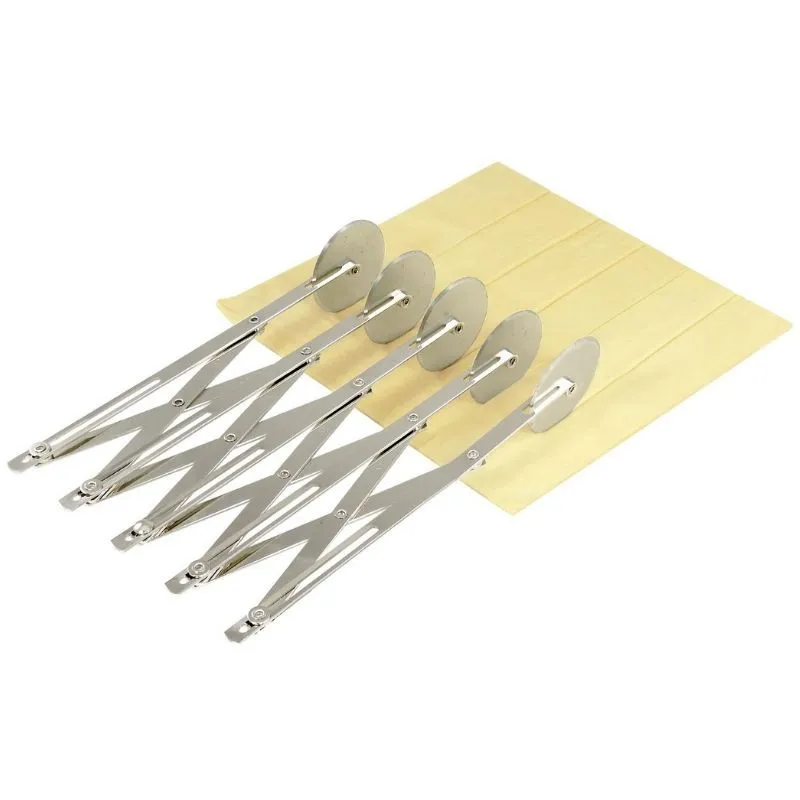Diviseur à Pâte "Bicyclette" en Inox - 5 Roulettes