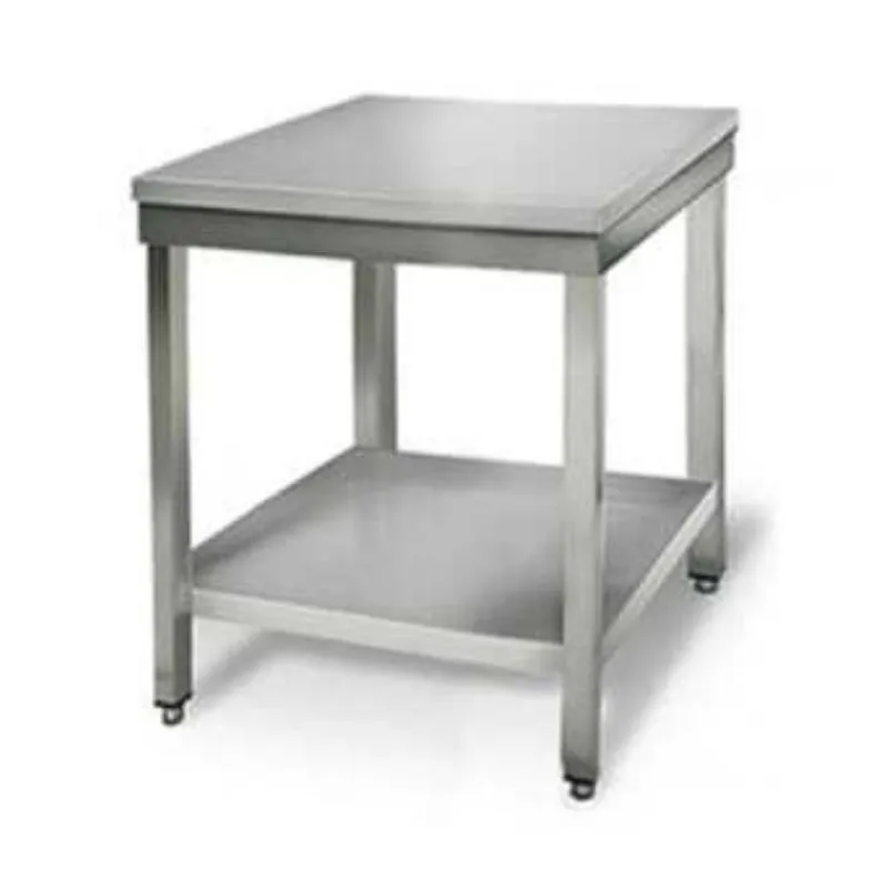 Table Inox avec Etagère - P 600 mm - L 600 mm