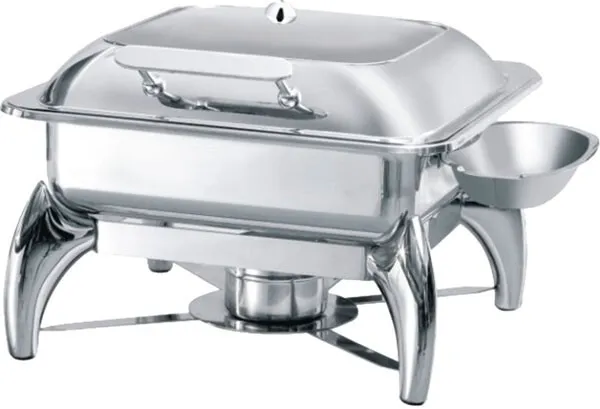 Chafing Dish avec Couvercle Vitré 4,8 L - GN 2/3