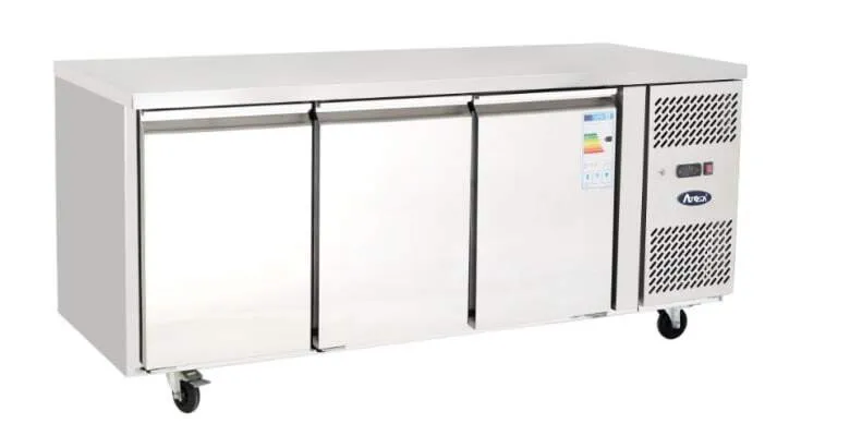 Table Réfrigérée Positive 600 - 3 Portes - Sans Dosseret