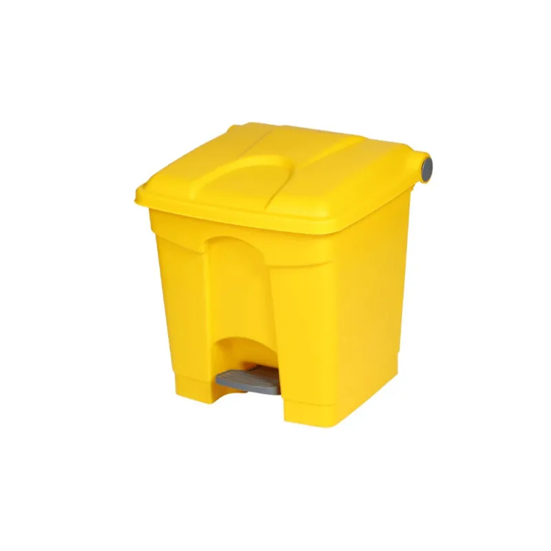 Poubelle à Pédale Jaune - 30 L