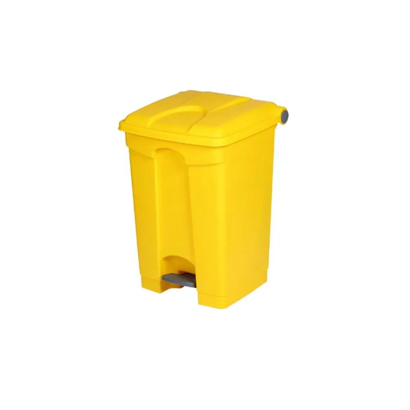 Poubelle à Pédale Jaune - 45 L