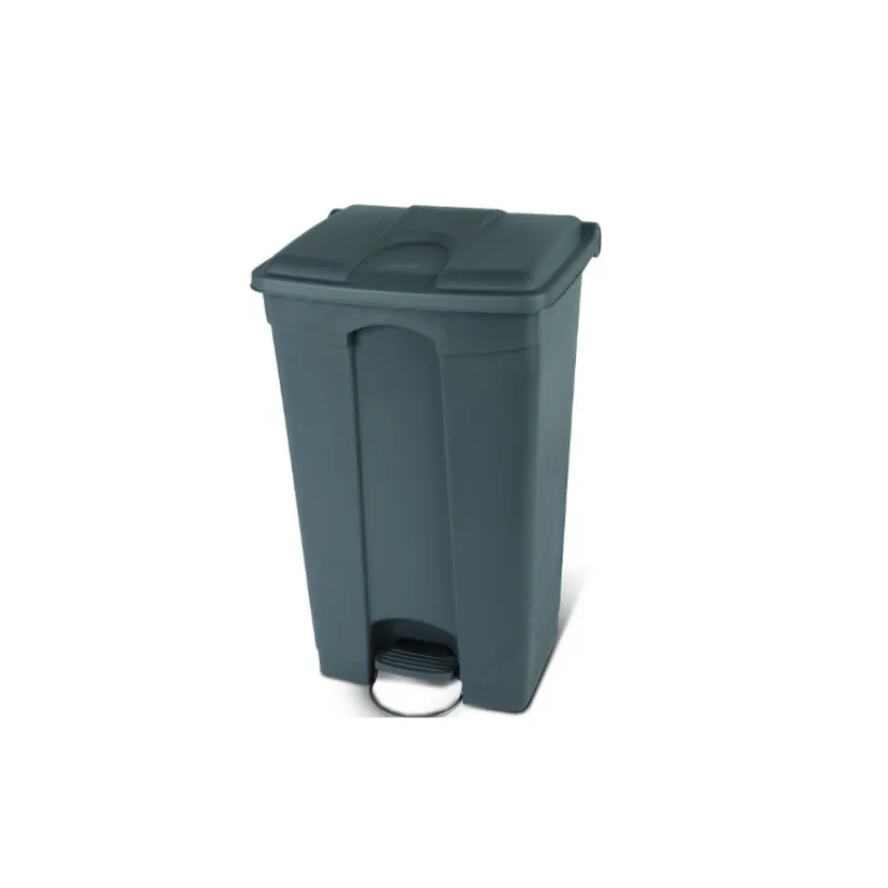 Poubelle à Pédale Grise - 90 L