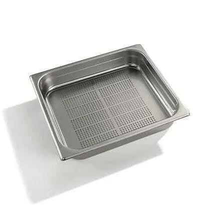 Plaque Perforée Inox GN 2/3 H 40mm