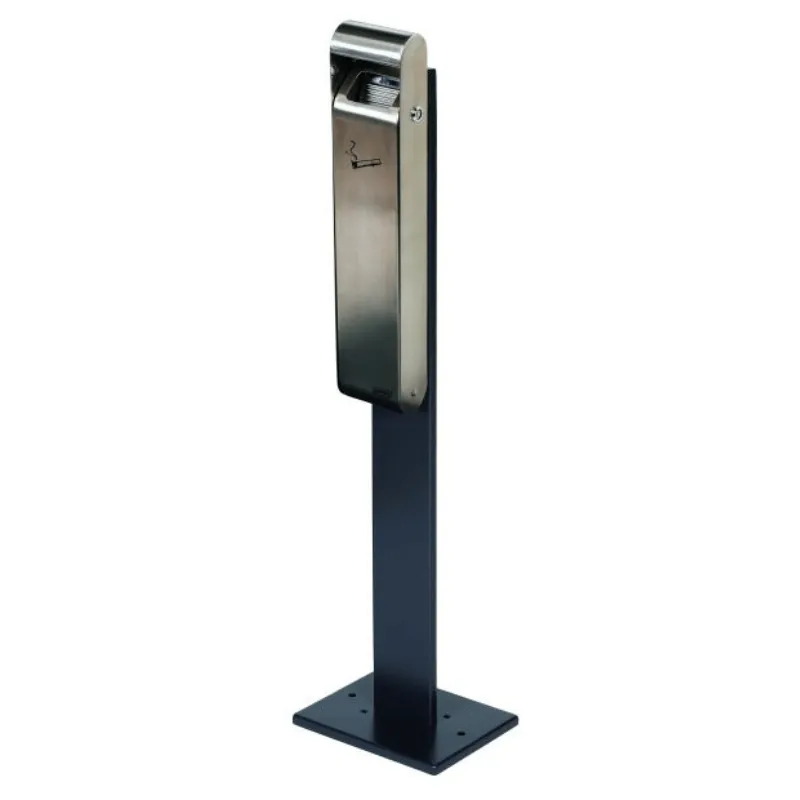 Cendrier Mural Slim avec Pied Inox Satiné - 3 L
