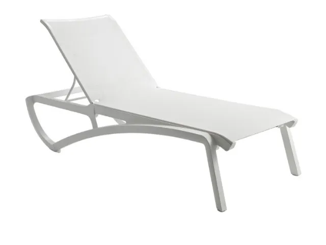Chaise Longue Sunset - Blanc