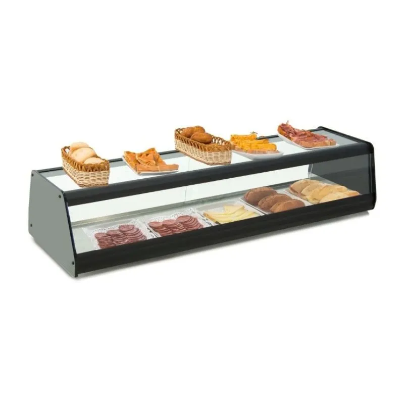 Vitrine Neutre à Poser - Plaque Lisse - L 1104 mm