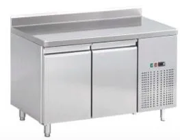 Table Réfrigérée Prof. 600 - 2 Portes avec Dosseret
