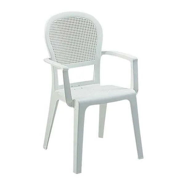 Fauteuil Madras Blanc