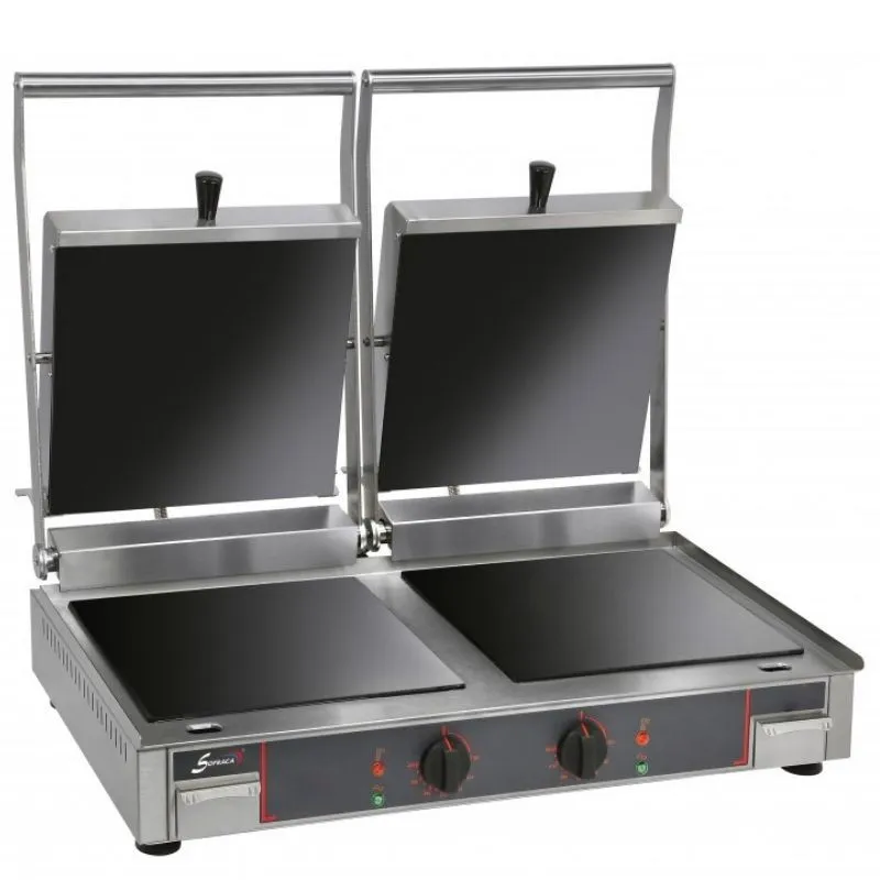 Grill Vitro Double à Plaques Lisses