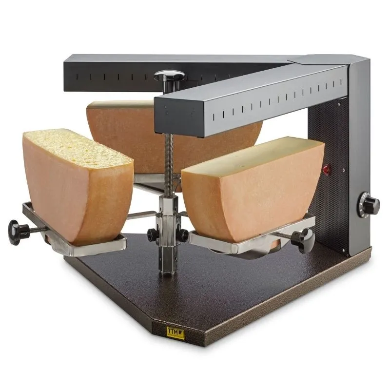 Appareil à Raclette Traditionnelle 3 Demi-Meules