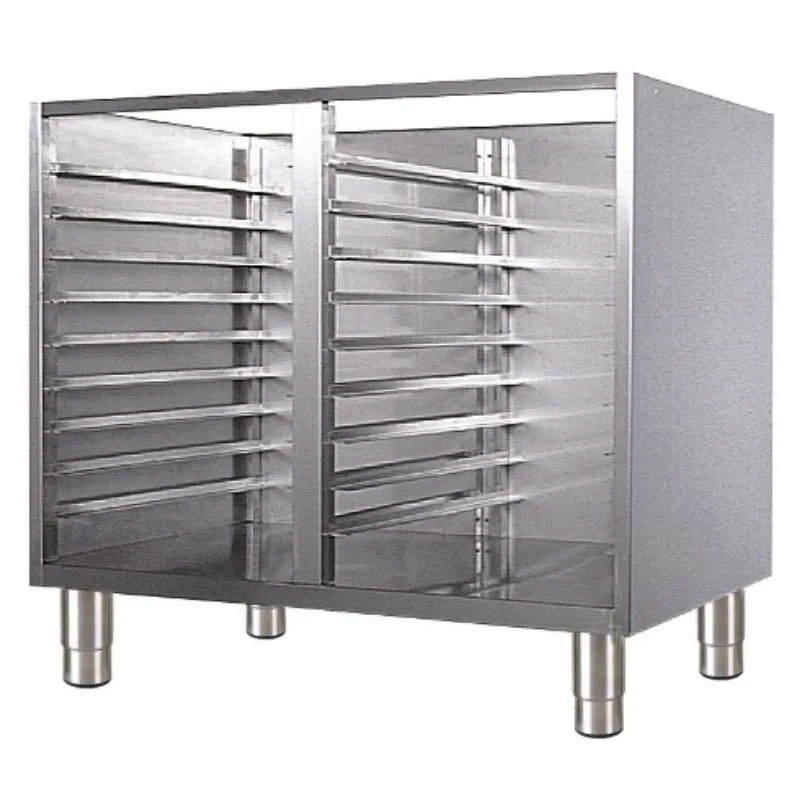 Meuble Bas Sans Dessus Spécial Plaques Pâtissières - Sans Porte - L 900 mm