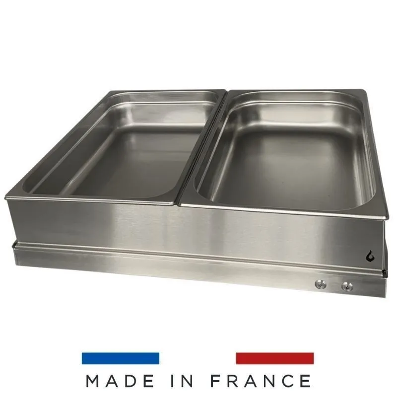 Support Bac GN 2/1 pour Plaque Chauffante PLASMA