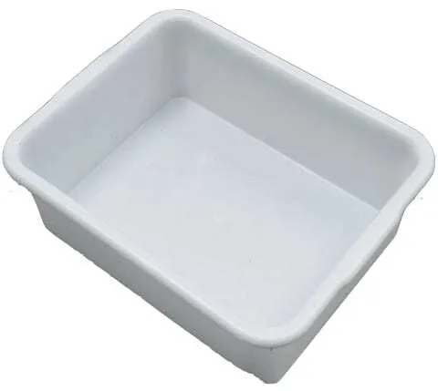 4 Bacs en Plastique Rectangulaire