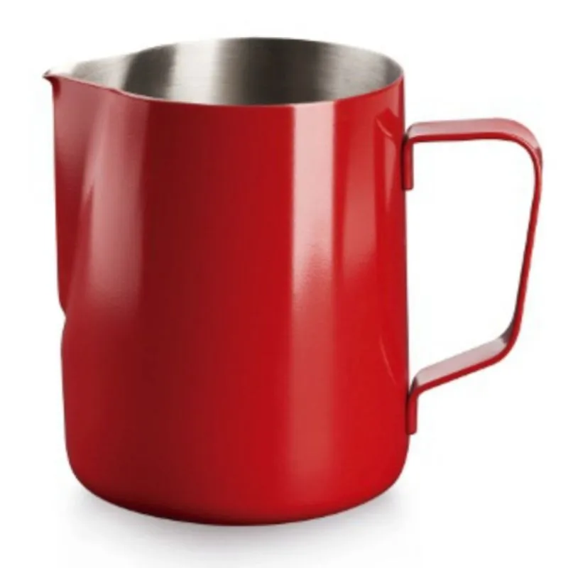 Pot Crémier Rouge en Inox - 35 cl