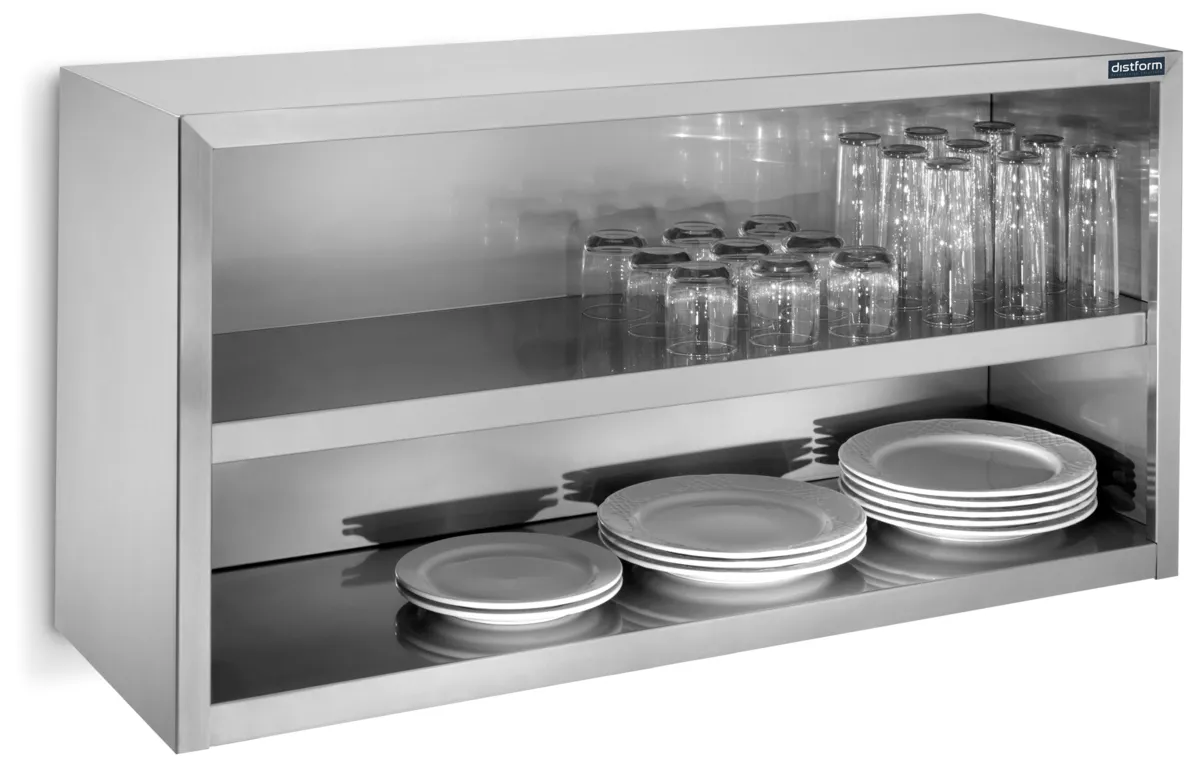 Armoire Inox Mural Ouverte 1600x400x600