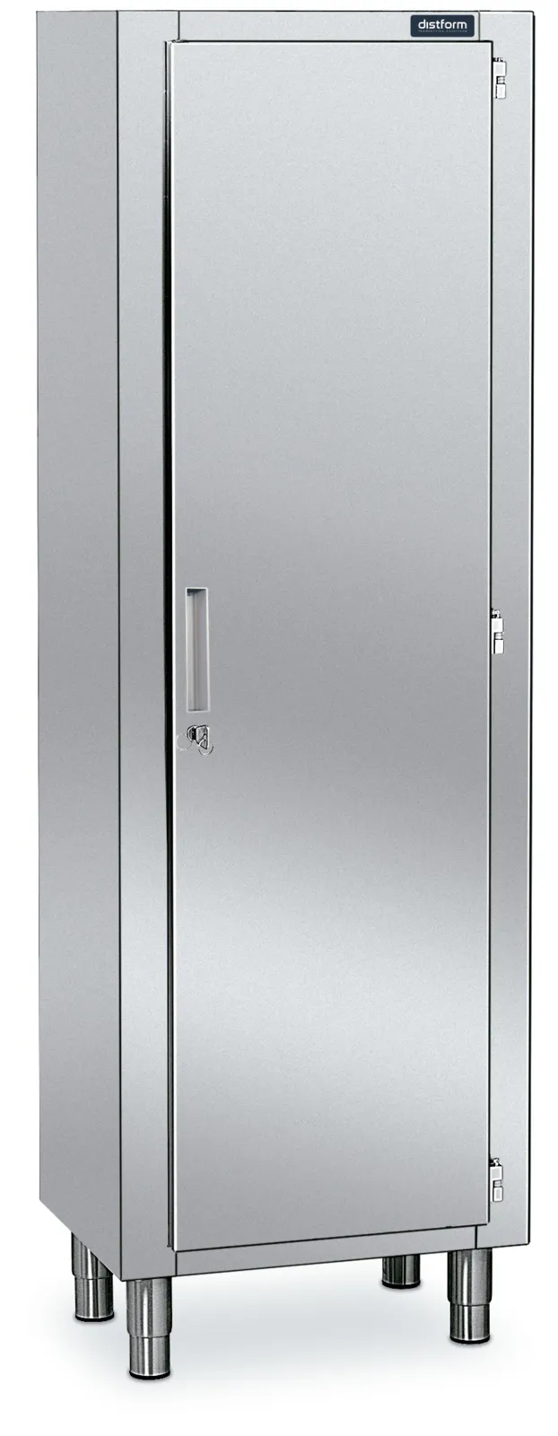 Armoire Inox Haute - 1 Porte Battante 600x600x1900