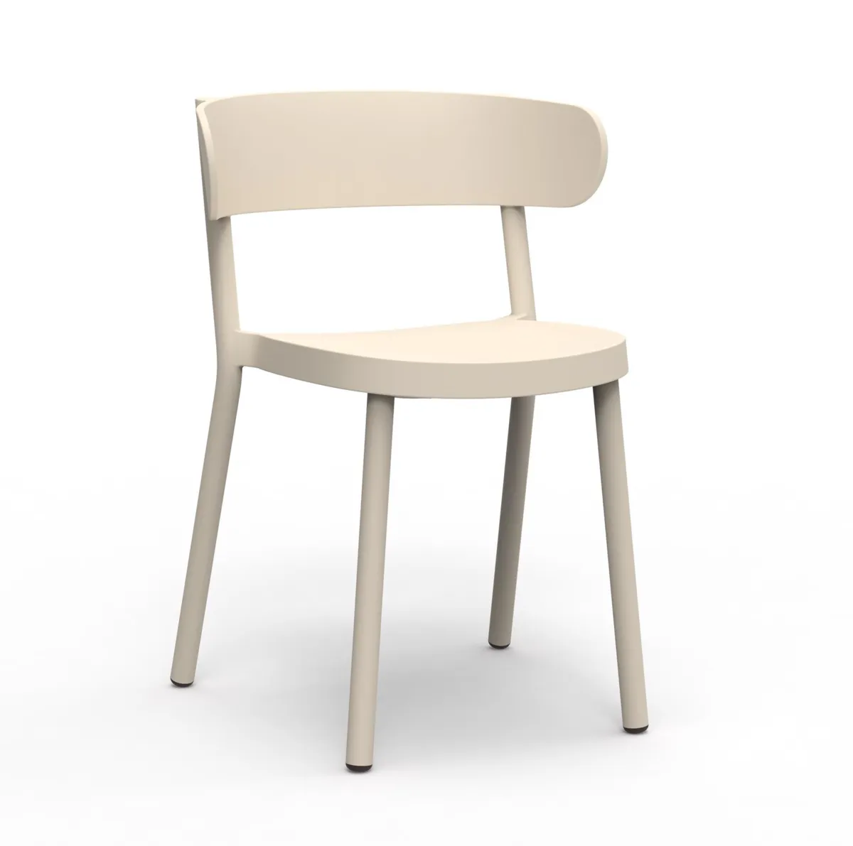 Chaise Casino - Ivoire - Lot de 4